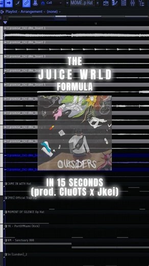 The Secret to Juice WRLD Type Beats… #juicewrld #typebeat #guitar #flstudio # #beatmixing