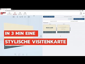 Visitenkarte erstellen mit InDesign und Printkit - Alles in 3 Min: vom Layout bis zum Druck