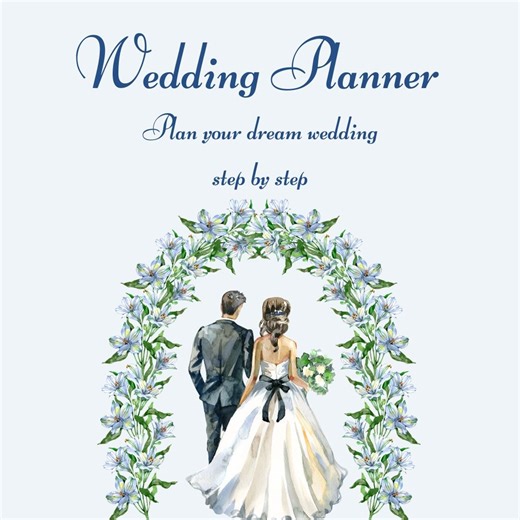 Wedding Planner Printable | Wedding Organizer & Checklist | Bridal Planning Binder PDF | Instant Digital Download - Etsy