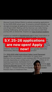 17K views · 566 reactions | S.Y. 25-26 applications are now open! Apply now! #fypシ゚viralシfypシ゚viralシalシ #h1bteacher #j1teacher #mentoringprogram #usa | Mr. Elle's Diary | Facebook