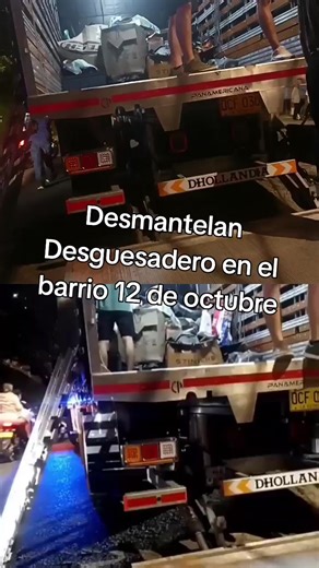 Desmantelan Desguesadero en el Barrio 12 de Octubre