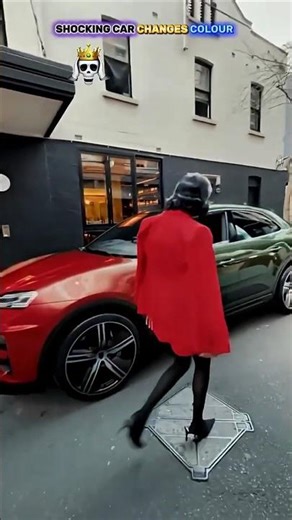 “This Car Changes Color When You Walk By 😳✨