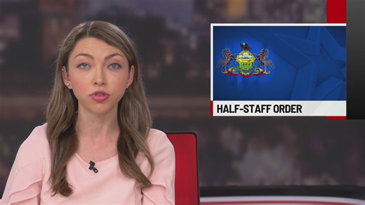 Pennsylvania flags ordered to be flown at half-staff; here's why