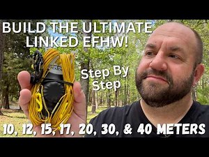 How To Build The ULTIMATE Linked PackTenna EFHW For Portable Ham Radio.