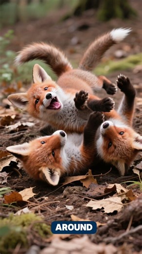 Foxes Laugh When They Play 🦊😄