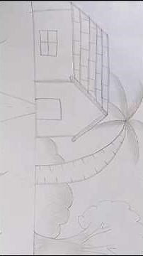 How to Draw a Simple Hut | Easy Village Hut Drawing for Kids & Beginners 🛖✏️