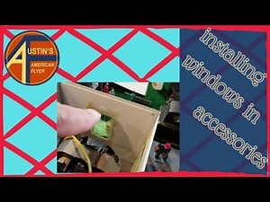 Out with the old & in with the new! Installing windows in American Flyer Accessories.