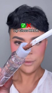 Lip gloss HACK‼️ thoughts ⁉️✅❌ #makeup #beauty #makeuphacks #viralmakeup #beautyhacks #viralvideos #eyeshadow #tipsdebelleza #tutorials | LaviedunPrince