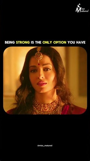 You don’t know how strong you’re until….. Watch till end! #missmaturedquotes #reality #strong #girl