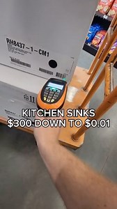 15K views · 1.3K reactions | These $300 kitchen sinks are on hidden clearance for ONE PENNY at Home Depot #resell #reselling #hiddenclearance #clearancefinds #clearance #deals #homedepot #homedepotclearance | Nicholas Layon | Facebook