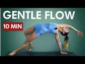 10 Min Gentle Vinyasa Yoga Flow | All Levels | Morning or Night Routine