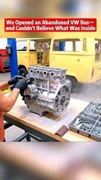 Abandoned VW Bus Found After Years 😱🚐 #shorts #vwbuslove #restoration