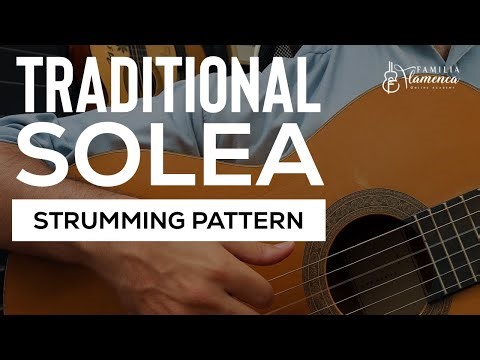 Soleá Rasgueo for Beginners | Traditional Flamenco Strumming Lesson