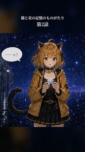 第2話 残された声『猫と星の記憶のものがたり』創作漫画 #shorts