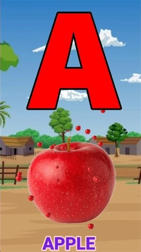 A for Apple 🍎| Kids Alphabet Learning Video | ABC for Toddlers #abcd #a_for_apple