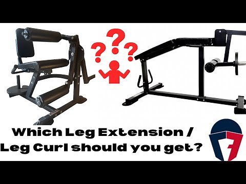 Comparing the Two Titan Fitness Leg Curl / Leg Extension Machines
