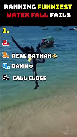 Ranking funniest waterfall fails!