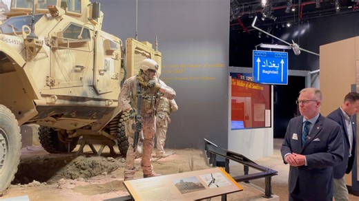 Step into the new "Afghanistan & Iraq" Gallery On October 6, 2024, we’re unveiling our newest gallery here at the National Museum of the Marine Corps, "Afghanistan & Iraq," covering events from 2001 to the present. This powerful exhibit captures the intense and defining moments of modern warfare, from the invasion of Iraq to the ongoing efforts in Afghanistan. Visitors will be immersed in the stories of Marines who served on the frontlines, with hundreds of artifacts and interactive experiences 