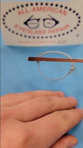 Titanium Eyeglass Frame Temple Hinge Repair