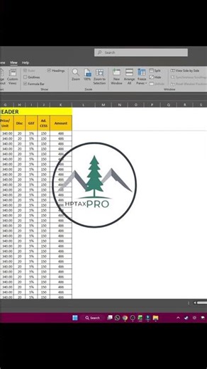 How To Freeze Header in Excel #excel #viral #exceltips #exceltutorial #exceltricks l