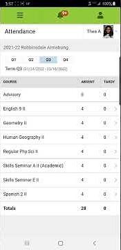 How to check your student's attendance on your phone