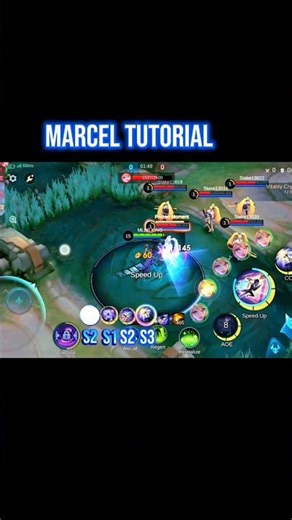Marcel skill combo tutorial #mlbb #mobilelegends #shorts