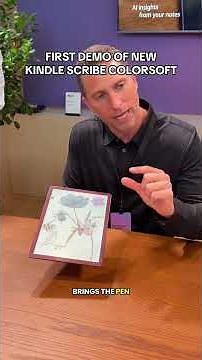 Kindle Scribe Colorsoft (2025) Demo, New Color Display for Notetaking, $629.99