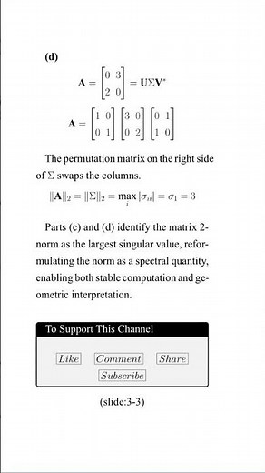 Matrix 2-Norm via Singular Values (2 of 2)