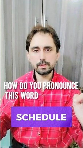 How to pronounce "Schedule"#english