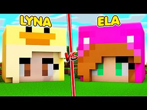 💥 LYNA VS ELA VS DANI in CONSTRUCTIONS Noob VS Pro VS Hacker in Minecraft 😱 LYNELA MINECRAFT