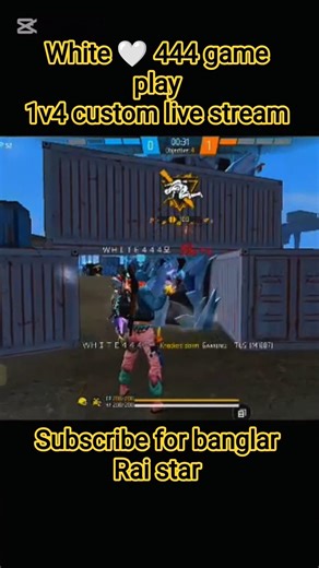 white 444 banglar Rai star #freefire#shortsfeed#viralvideo