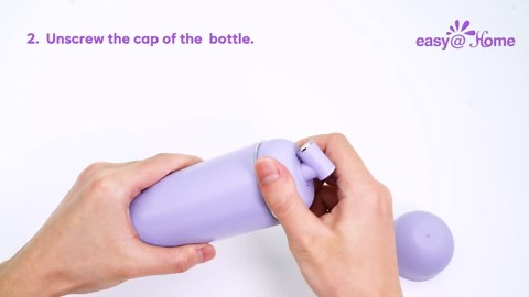 Easy@Home Portable Peri Bottle for Postpartum & Perineal Care: Handheld Bidet Perfect for Personal Hygiene Cleaning & Travel Friendly | 380ml Leakproof & Convenient Design | BPA-Free | EPB-01 Purple