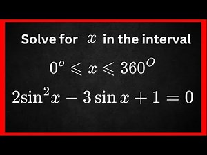 Solve Trig Equation Step-by-Step