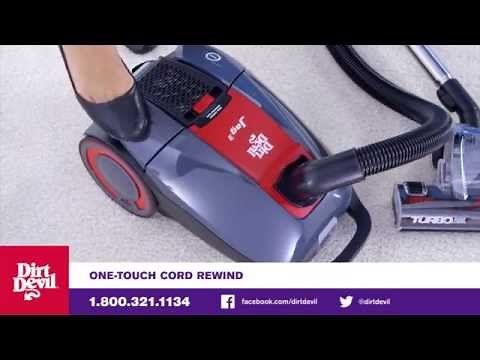 The Dirt Devil Jag 3 Multi Bagged Canister Vacuum (SD30060) Top Features