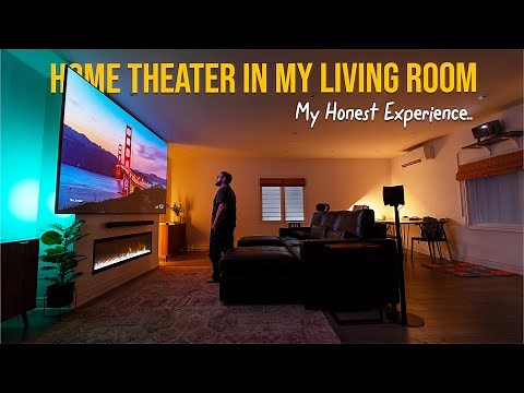 I Put a 4K Projector in My Living Room - Is It Worth It?
