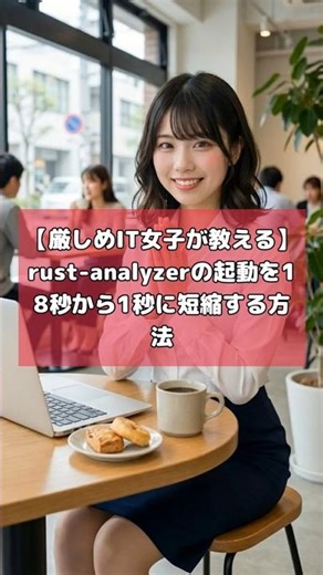 【厳しめIT女子が教える】rust-analyzerの起動を18秒から1秒に短縮する方法