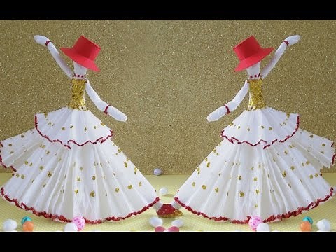 DIY Paper Crafts | How to Make Amazing Dancing Doll from Tissue Paper | Fun Crafts