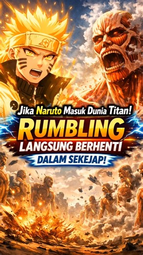 If Naruto Enters the Titan World! The Rumbling Immediately Stops in an Instant! #naruto #boruto