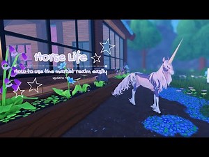 How to use the Market Realm in Horse Life | Roblox