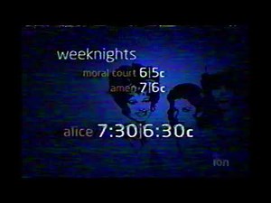 ION Television, Weeknight Schedule Promo, Circa 2007