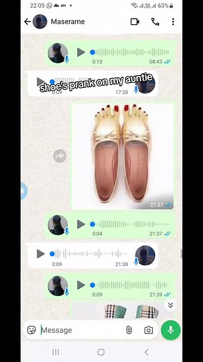 Shoe Prank on My Auntie