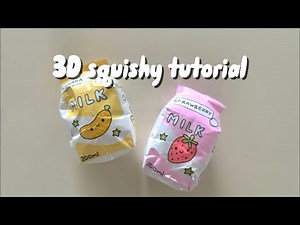 How to make 3D Paper squishy (Tutorial) | Paper DIY