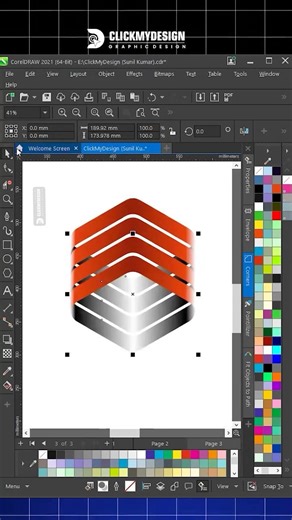 Part 74 tools in Corel Draw #coreldraw #begginers #shortvideo #graphicdesign