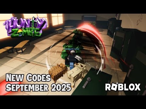 Roblox Hunty Zombie New Codes September 2025