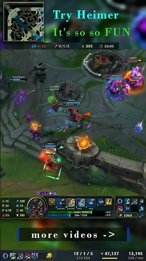 Off-Meta Heimer Farming Everyone 🧠 | League of Legends Clips