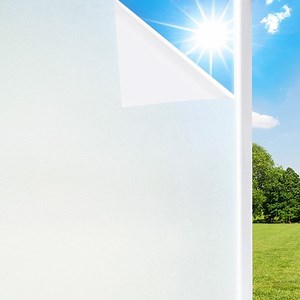 DUONER Bathroom Window Privacy Film Frosted Glass Tint Covering for Home Static Cling Window Fim Peel and Cling UV Blocking Door Sticker Sun Blocking Windows Frosting Films for Room 17.7 x 78.7in. - Walmart.com