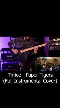 Thrice - Paper Tigers Cover #thrice
