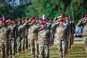 Largest promotion ceremony in Army Special Operations history for psychological operations Soldiers