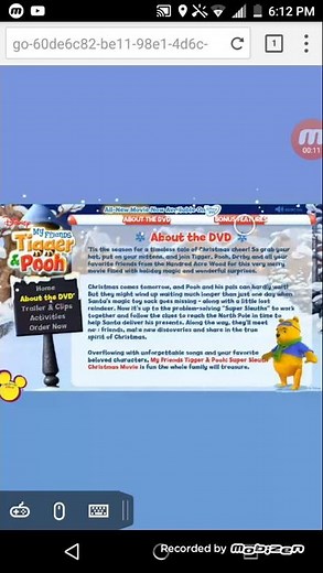 My Friends Tigger & Pooh: Super Sleuth Christmastery DVD Website