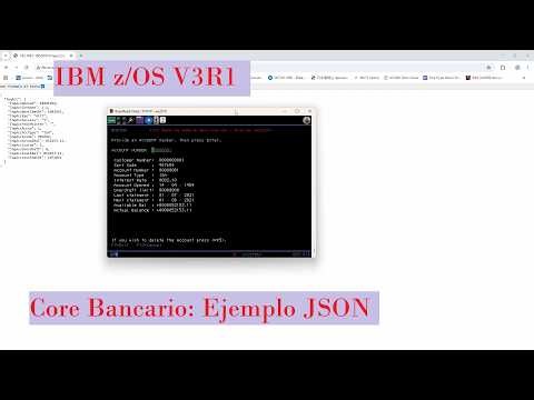IBM z/OS: Banking Core: JSON Example